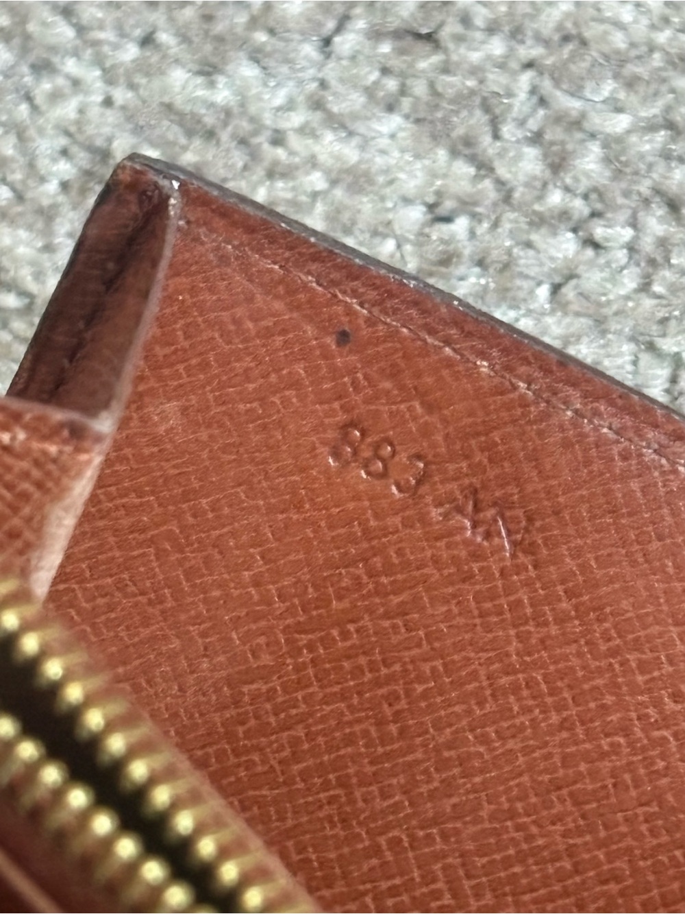 Authentic Louis Vuitton Monogram Sarah Wallet Vintage - Picture 6 of 12